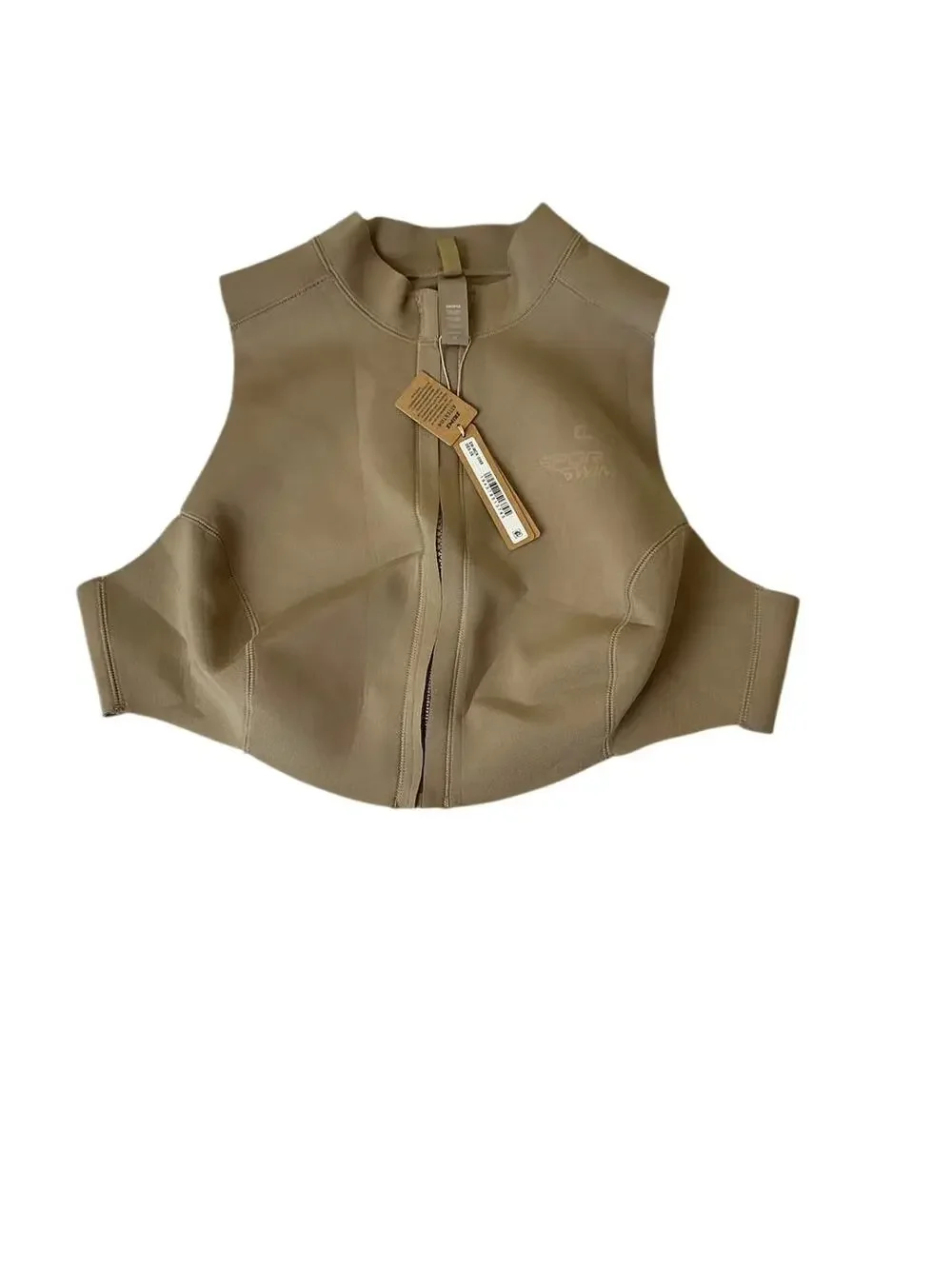 New with tags SKIMS Sport Swim 2-Piece Set in Desert, size 3X.